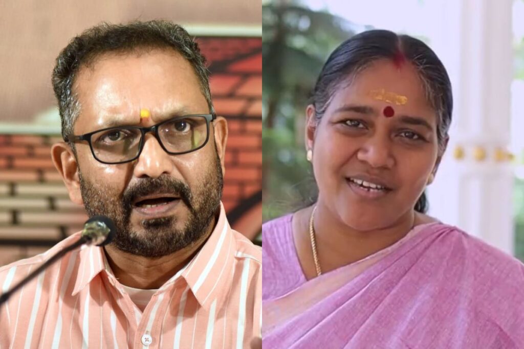 മഞ്ചേശ്വരത്തും പാലക്കാട്ടും കൂടുതൽ സജീവമാകണമെന്ന് നിർദേശം; കെ സുരേന്ദ്രനും ശോഭാ സുരേന്ദ്രനും നേരെ ബി.ജെ.പി നേതൃത്വത്തിന്റെ കടുത്ത വിലയിരുത്തൽ img 20260516 wa0029(1)